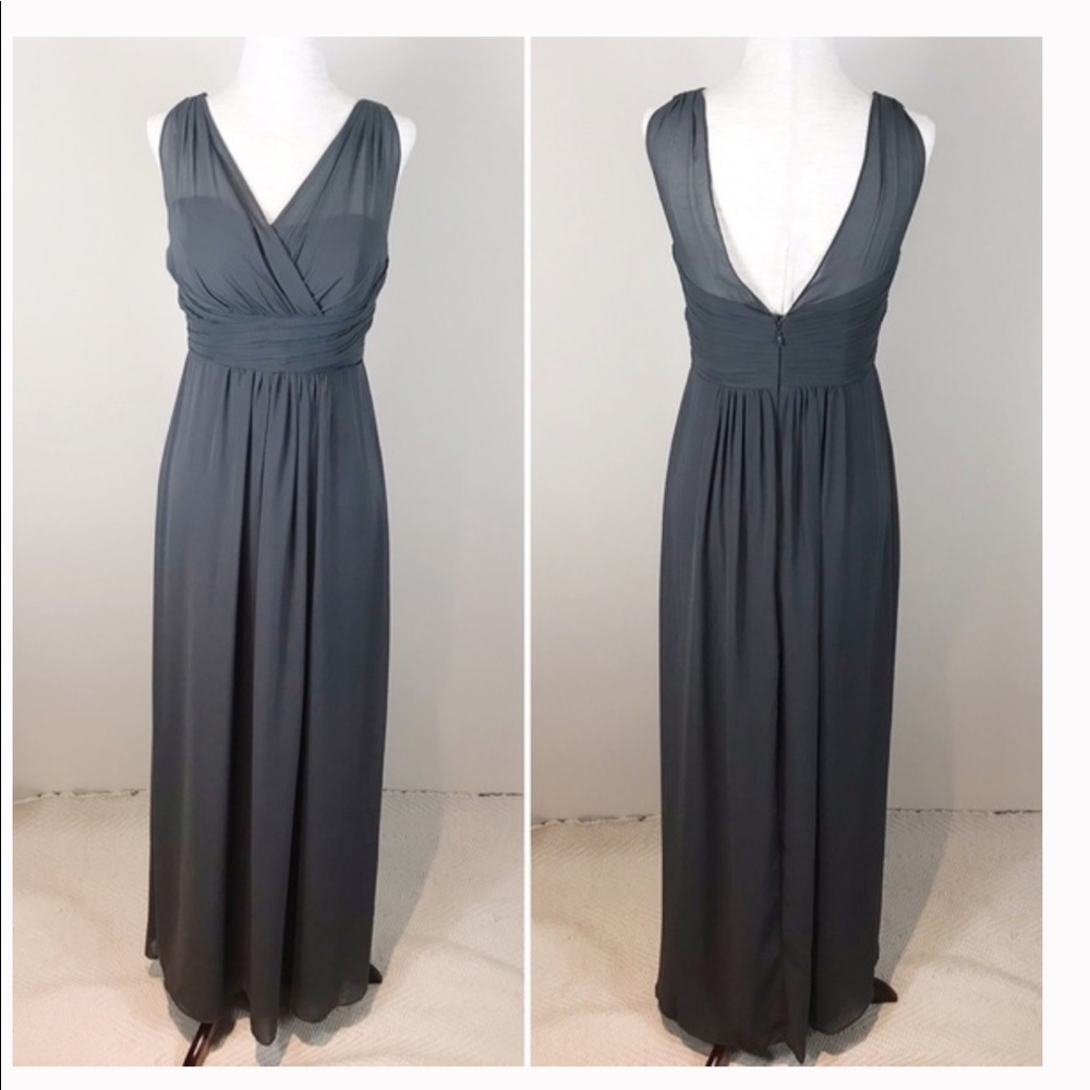 Dark Grey Bridesmaid Dress